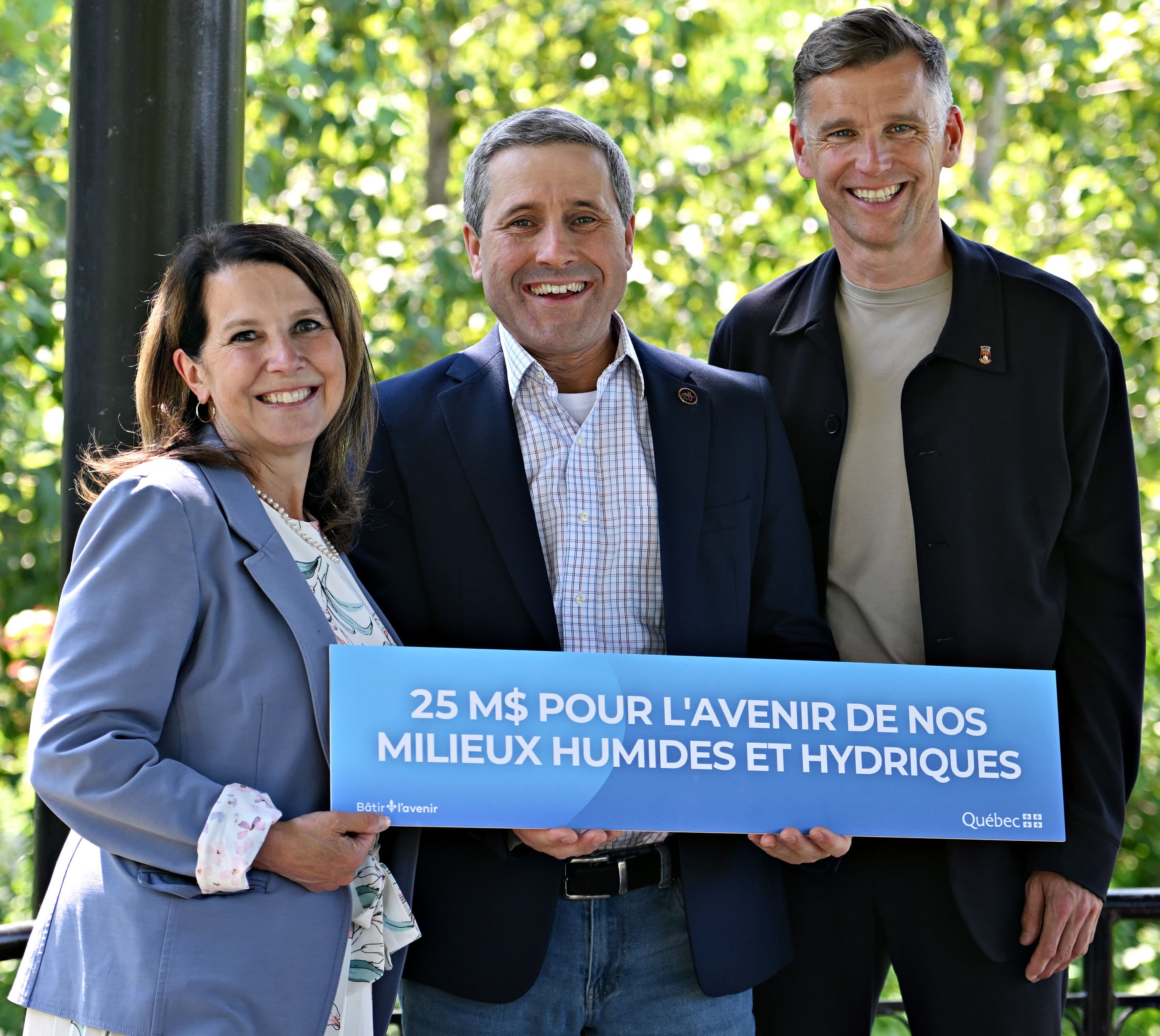 Milieux humides et hydriques: un investissement de 25,5 M$ sur cinq ans