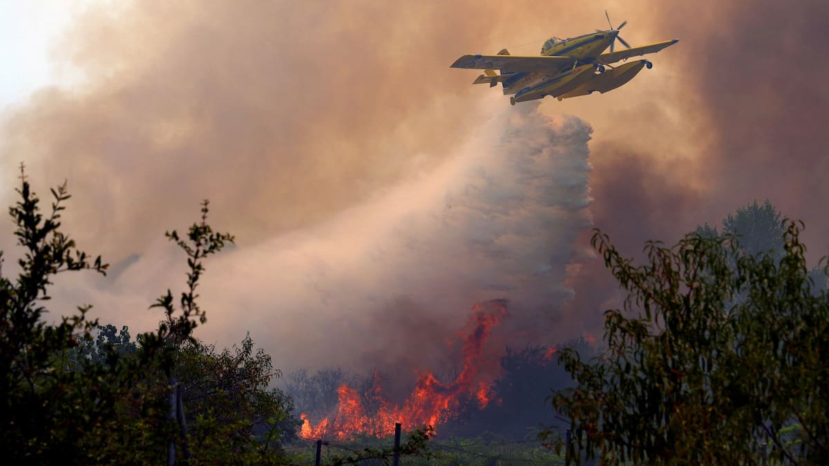 More than 325,000 refugees from fire in France and Spain, fire 15 km from the Bordeaux metropolis More than 325,000 refugees from fire in France and Spain, fire 15 km from the Bordeaux metropolis