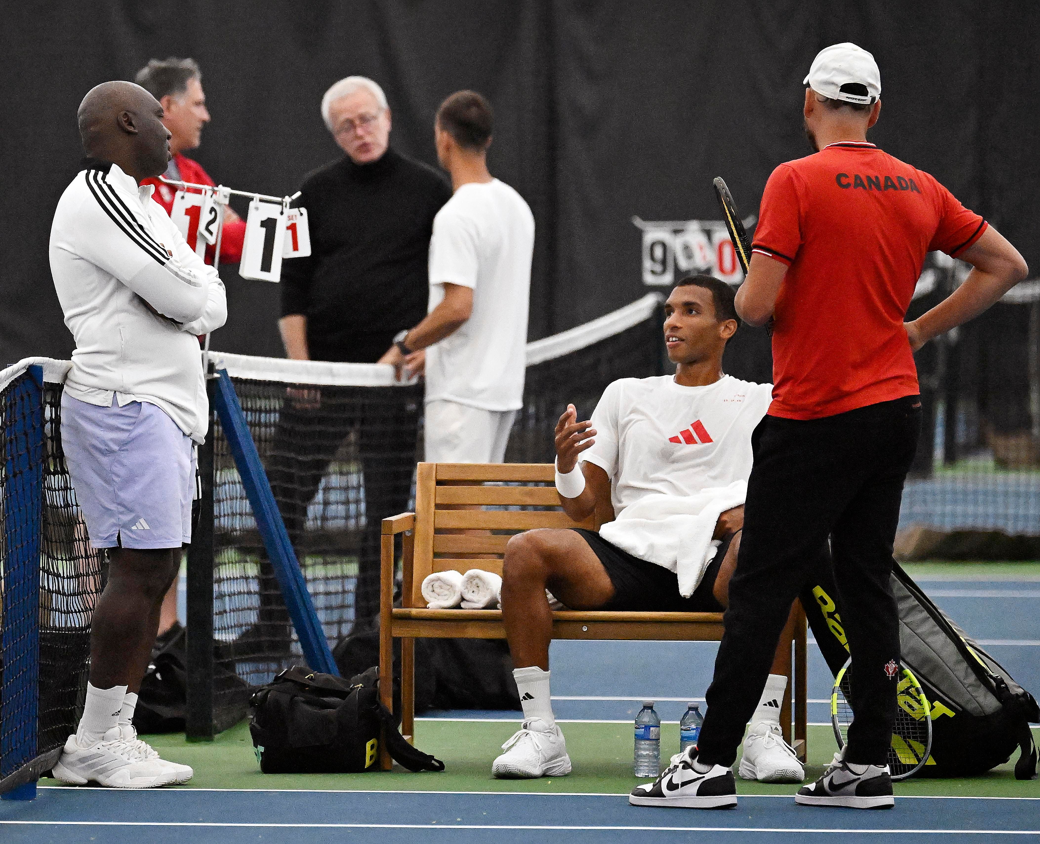 L'équipe canadienne s'attend à beaucoup de Félix Auger-Aliassime en Coupe Davis.