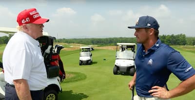 Donald Trump y Bryson DeChambeau