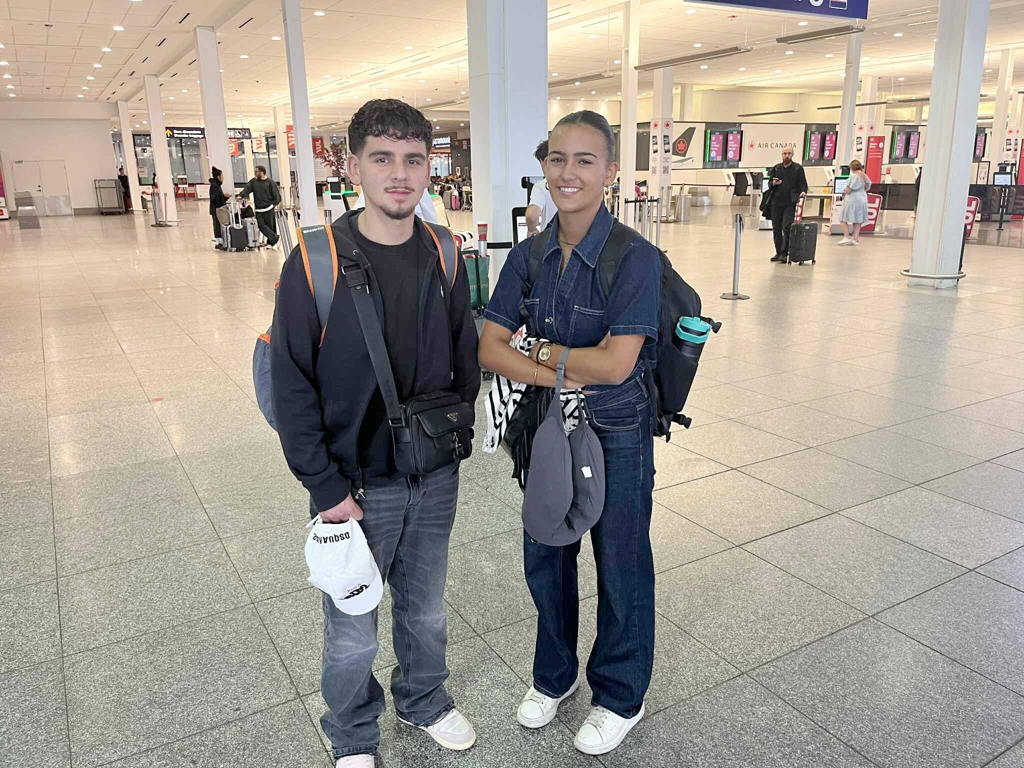 Omer Celik y Coline Saint-Sulpice tuvieron que pasar 5 días en Miami antes de que sus planes cayeran al agua. Los dos amigos tienen la intención de ir allí a pesar de los pocos días que permanecerán en el lugar.