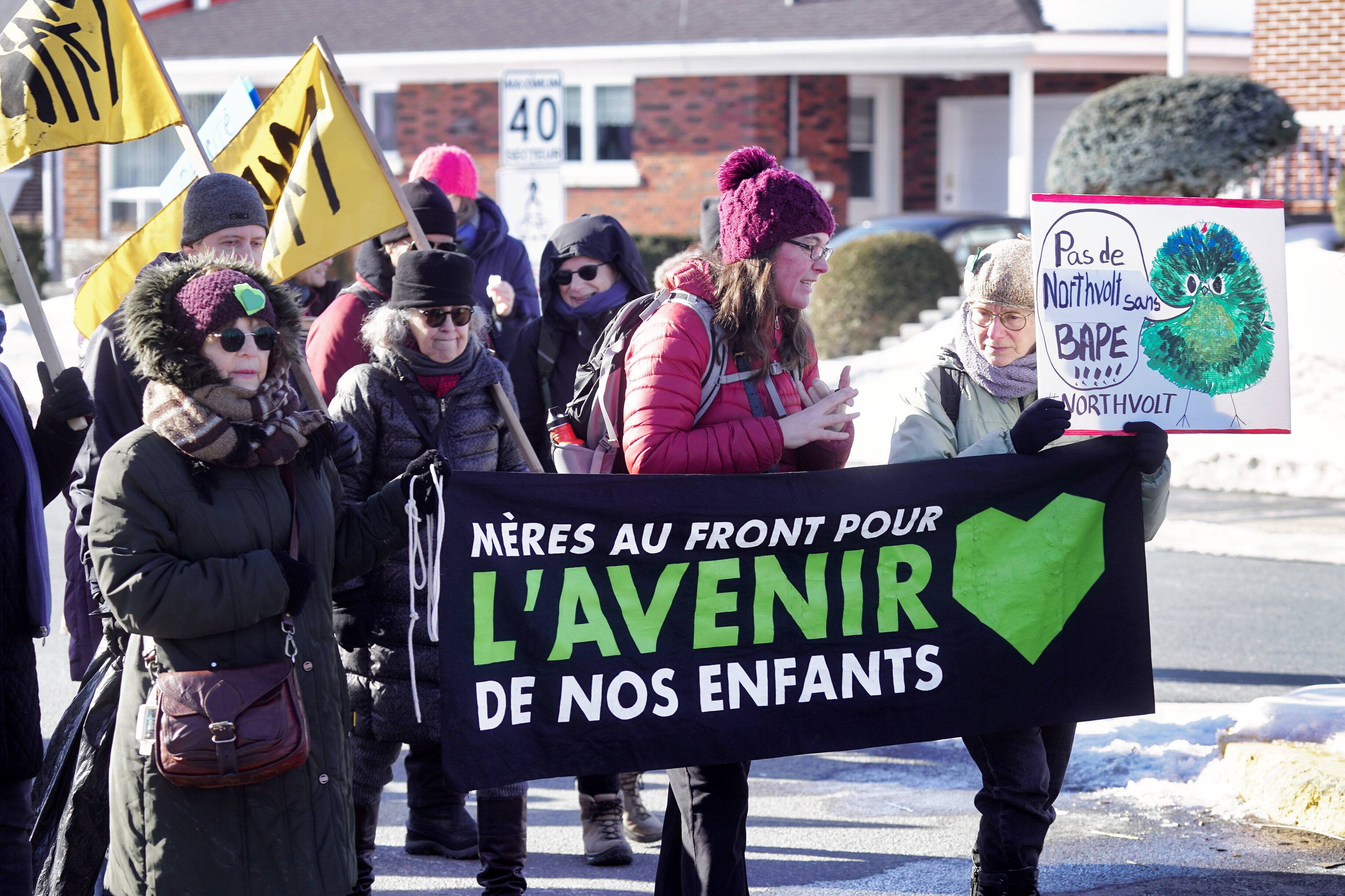GEN-Manifestación contra la construcción de la fábrica Northvolt en McMasterveille.
