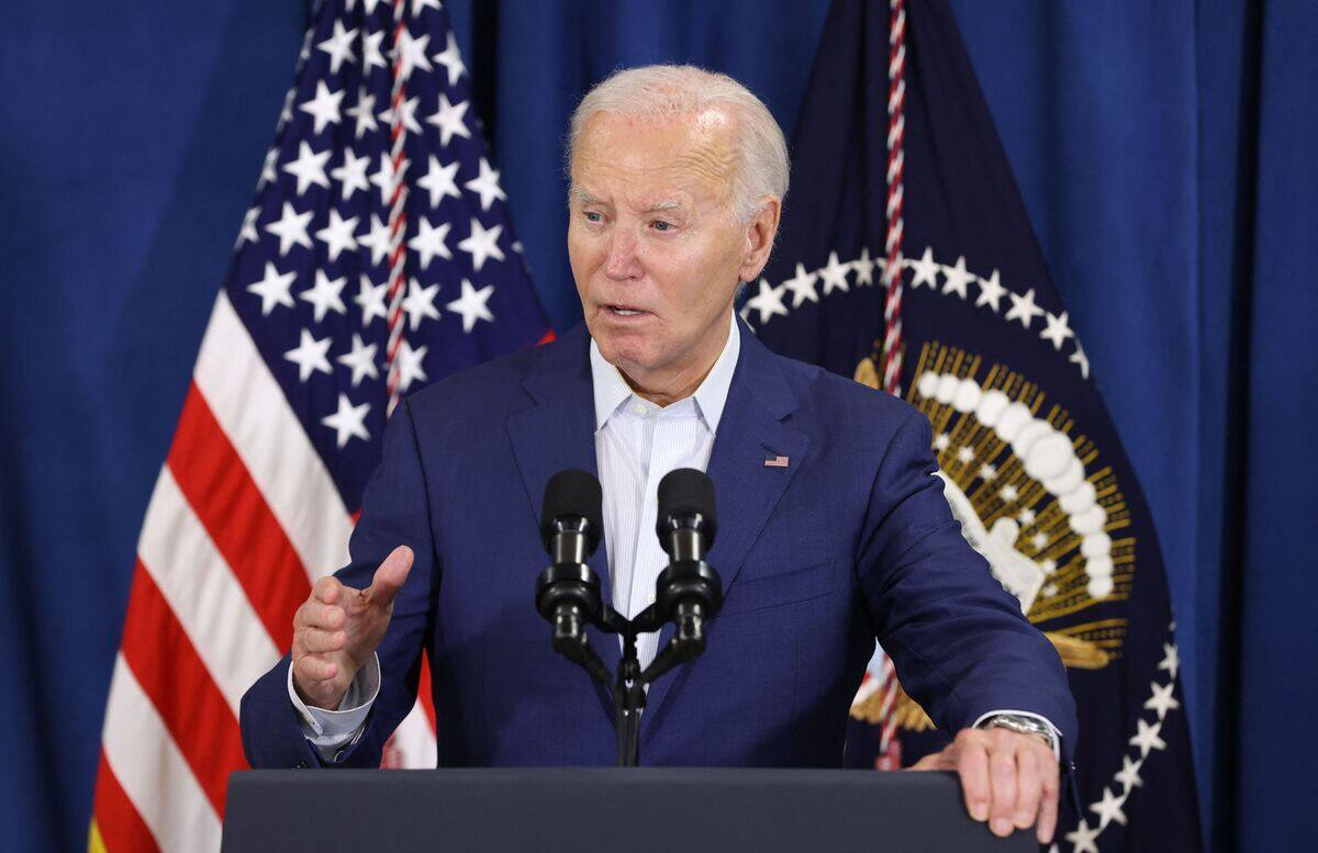 &laquo;Chacun doit condamner cela&raquo;, r&eacute;agit Biden dans un discours apr&egrave;s les tirs au rassemblement de Trump