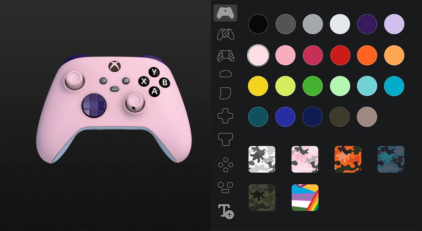 Xbox Design Lab offre maintenant plus de choix de couleurs et de motifs [PHOTOS] Pèse sur start