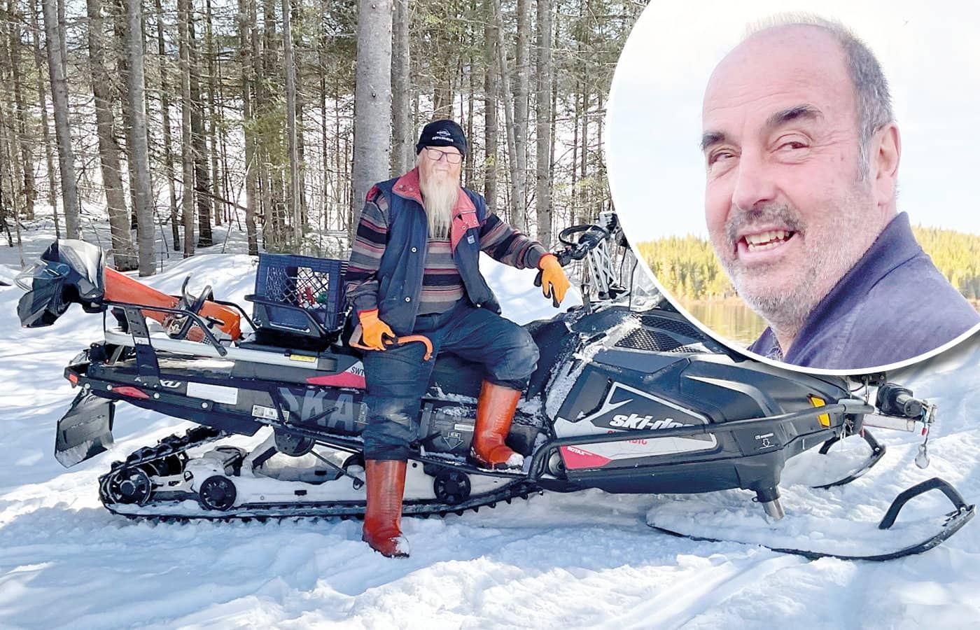 50 km sur sa motoneige avec un bûcheron blessé: ce trappeur sauve la vie de son «grand chum»