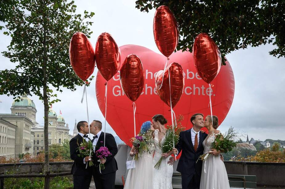 Image principale de l'article La Suisse vote en faveur du mariage pour tous
