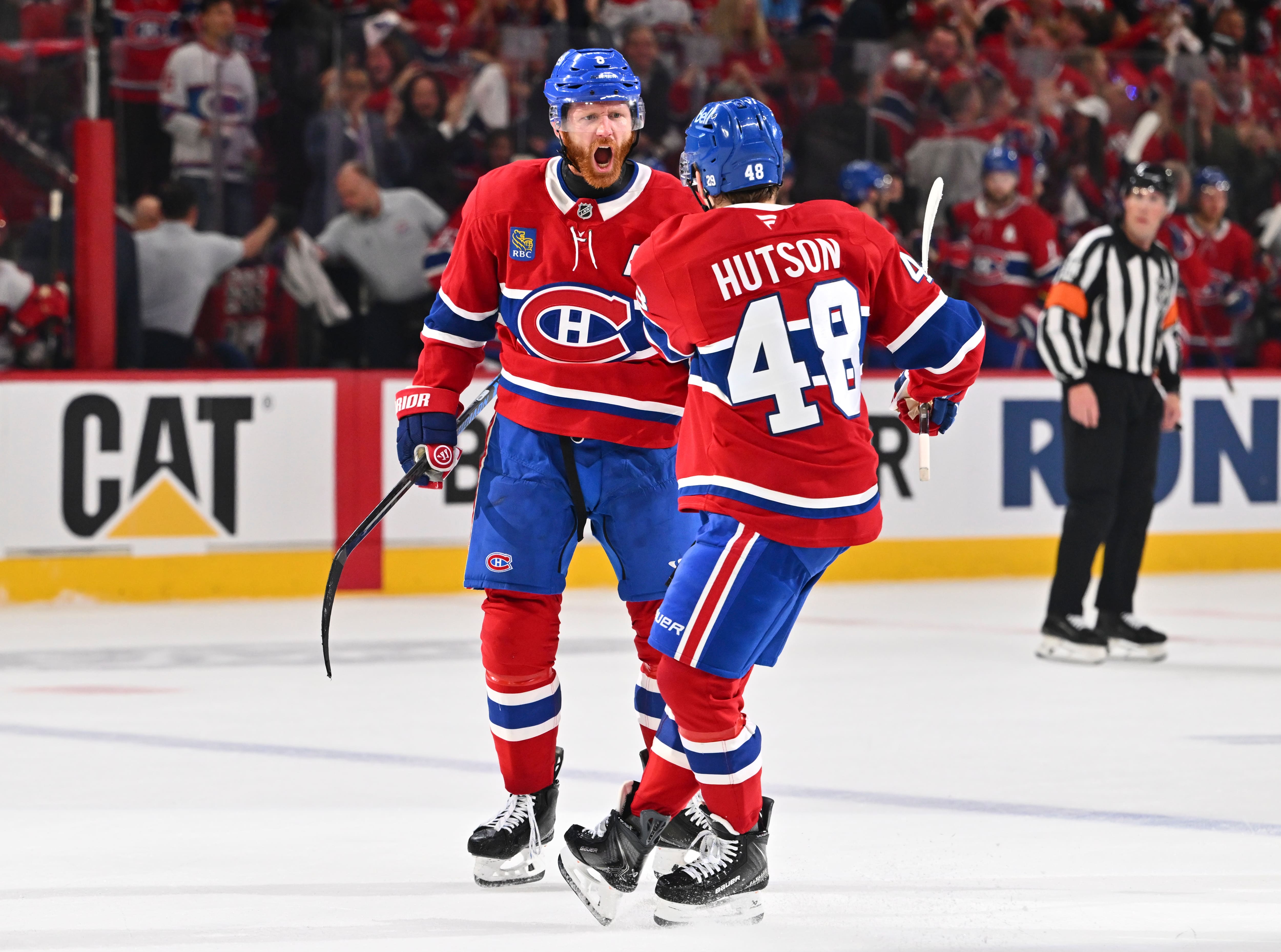 «C'est vraiment spécial»: Mike Matheson marque un premier but pour son nouveau poupon