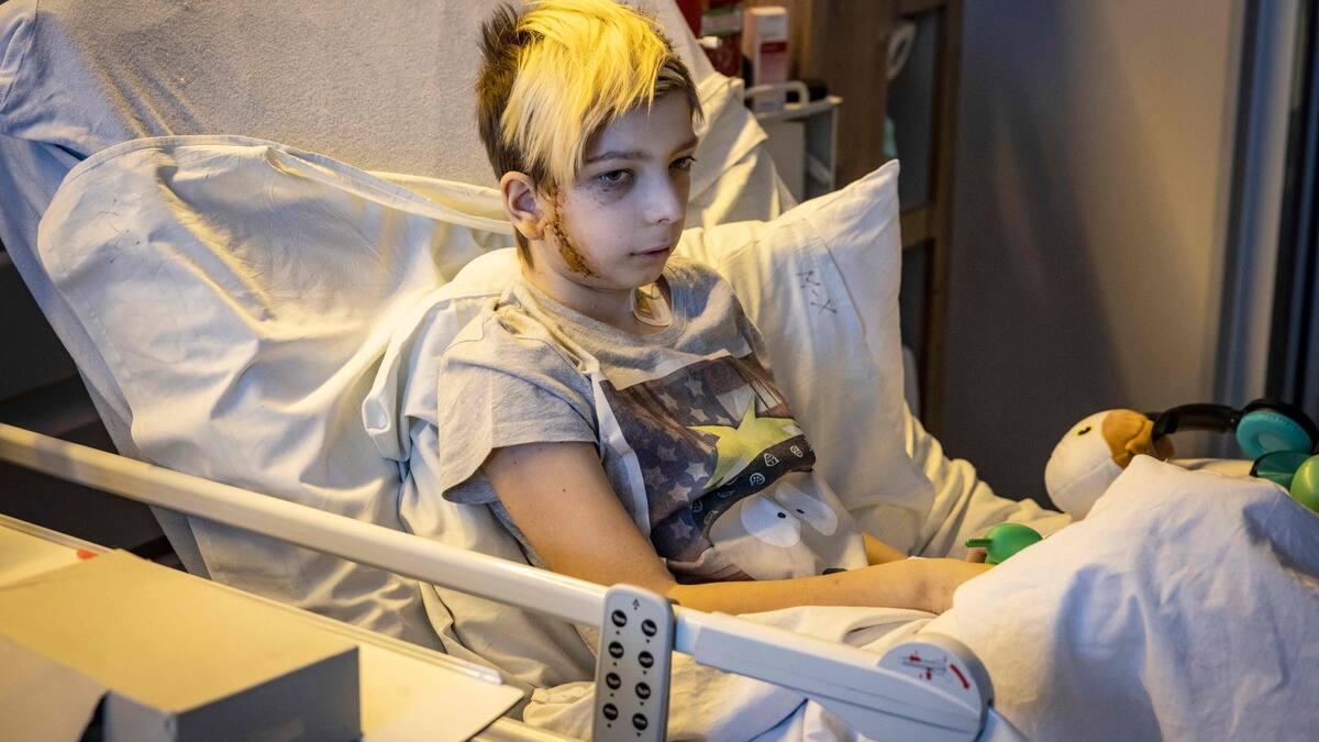 PHOTOS | Dans un hôpital pédiatrique de Kyïv, le «terrible» traumatisme de la guerre en Ukraine