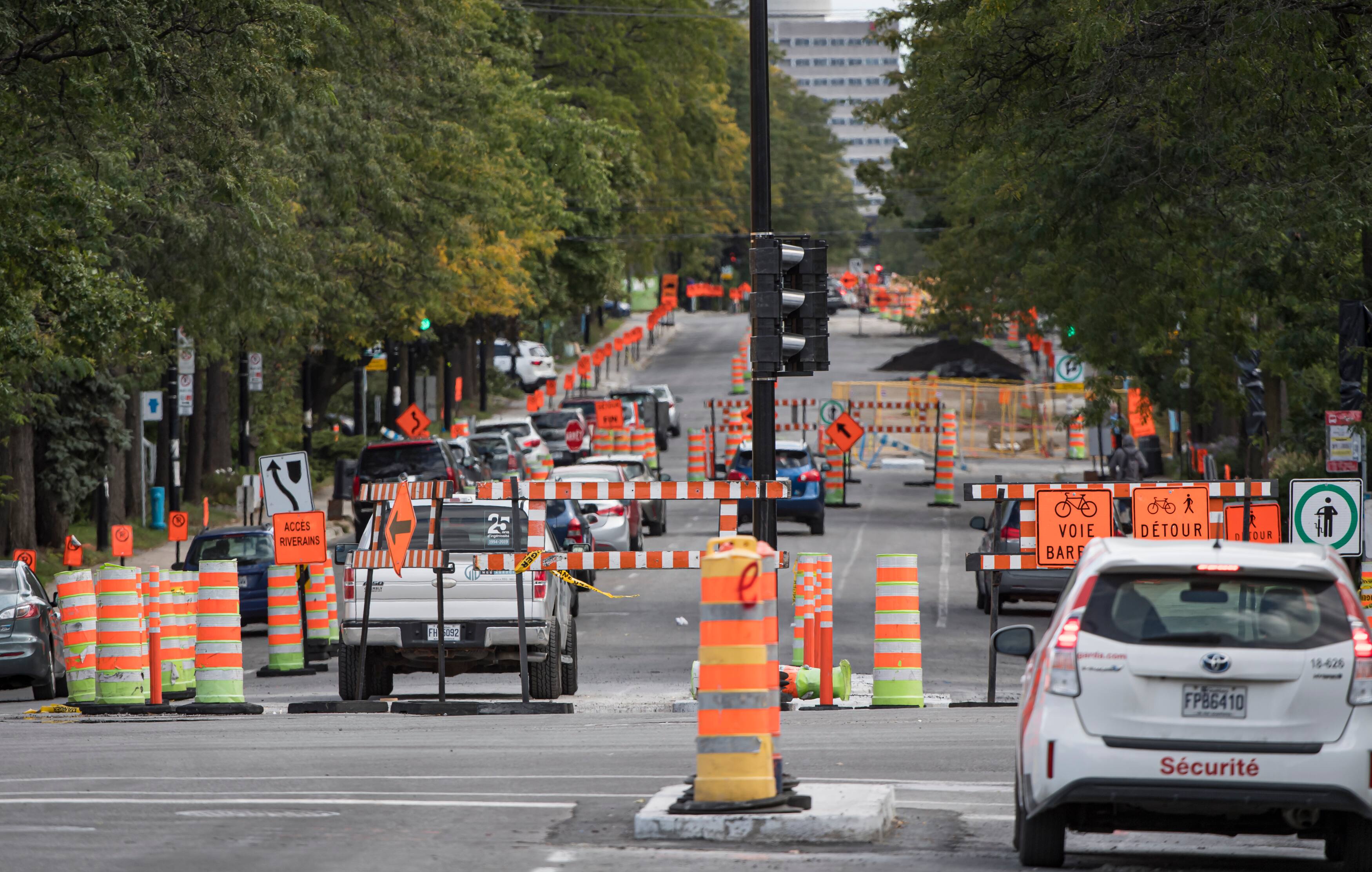 Encore une multiplication des cônes orange à Montréal cet été TVA Nouvelles
