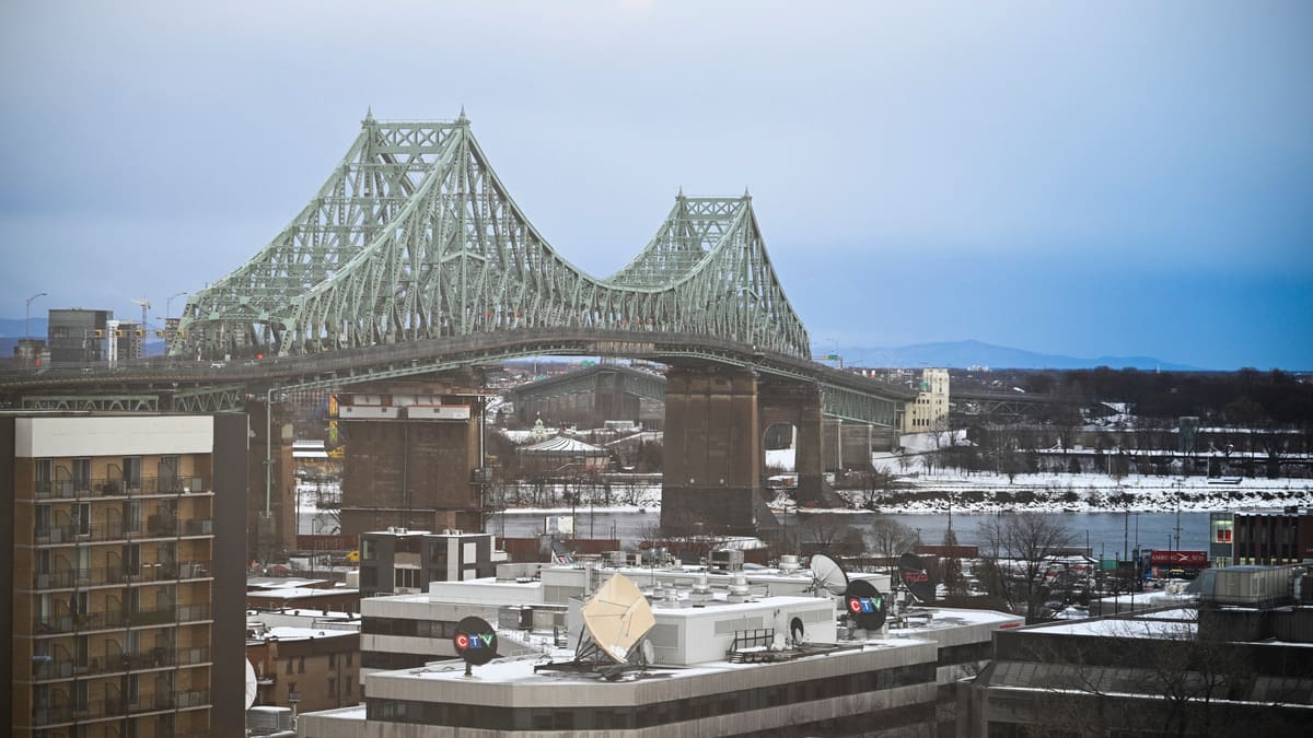 Un accident provoque un bouchon sur le pont Jacques-Cartier