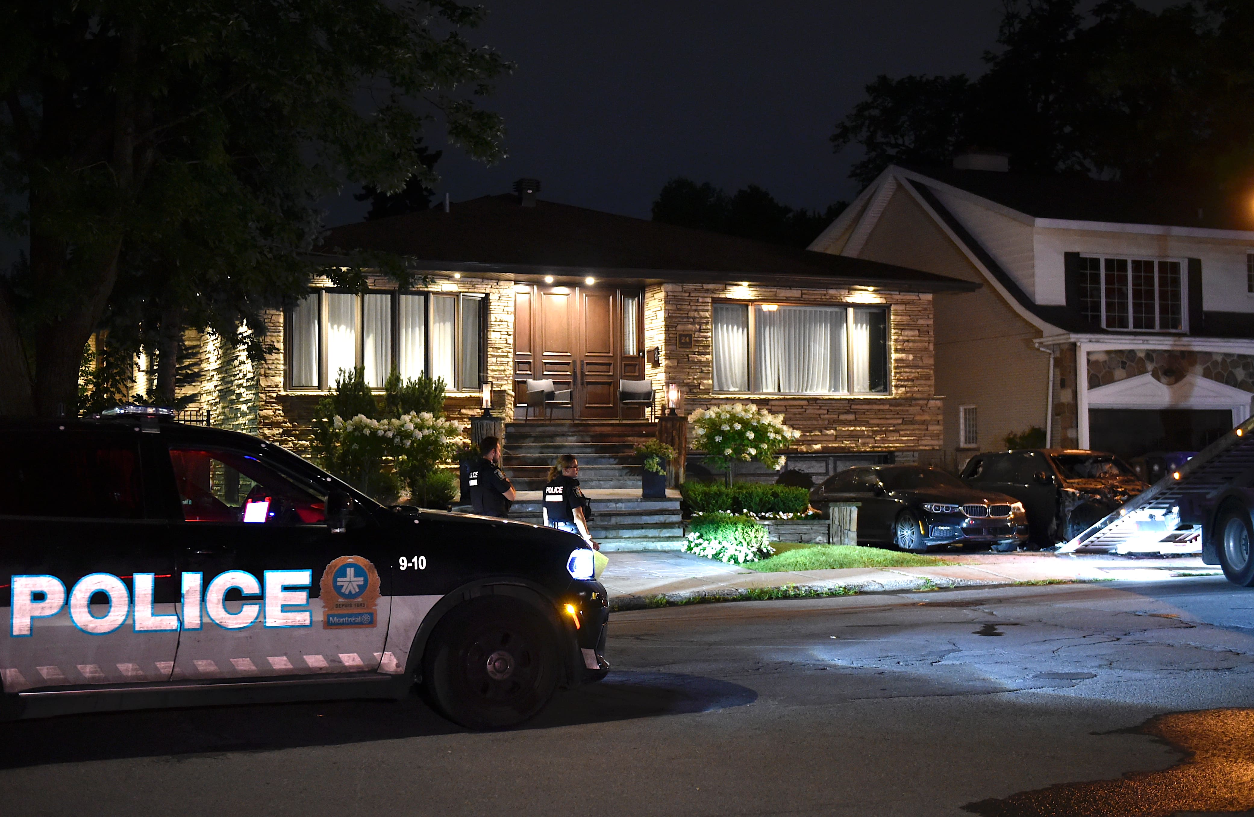 Nuit mouvementée à Montréal: trois événements survenus pourraient être liés au crime organisé
