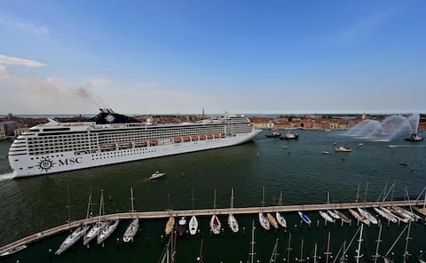Venice reopens its lagoon to cruises in a controversial atmosphere