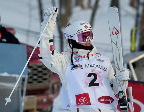 Vainqueur vendredi, Mikaël Kingsbury aimerait bien remporter la 70e victoire de sa carrière samedi à Tremblant.