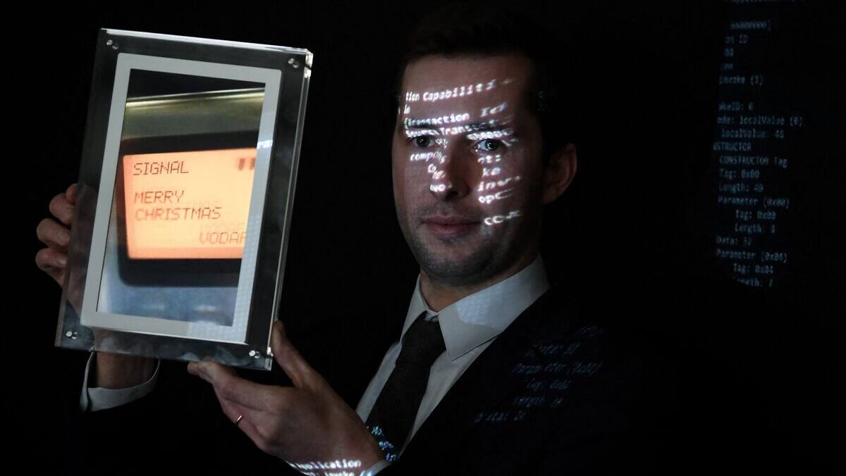 Le premier texto de l'histoire mis aux enchères