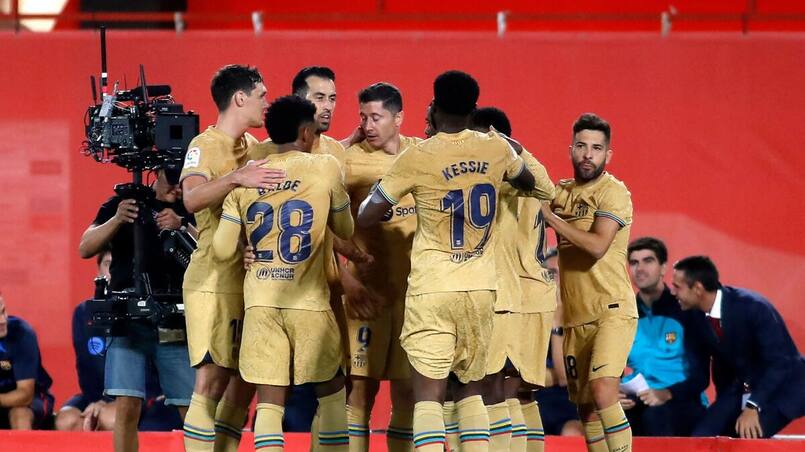 Le Barça provisoirement en tête de La Liga