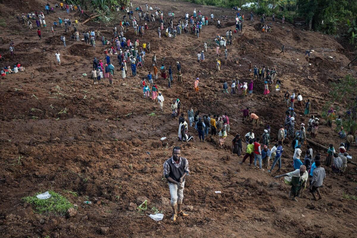 Glissement de terrain en &Eacute;thiopie: 257 morts, le bilan pourrait atteindre les 500, selon l'ONU
