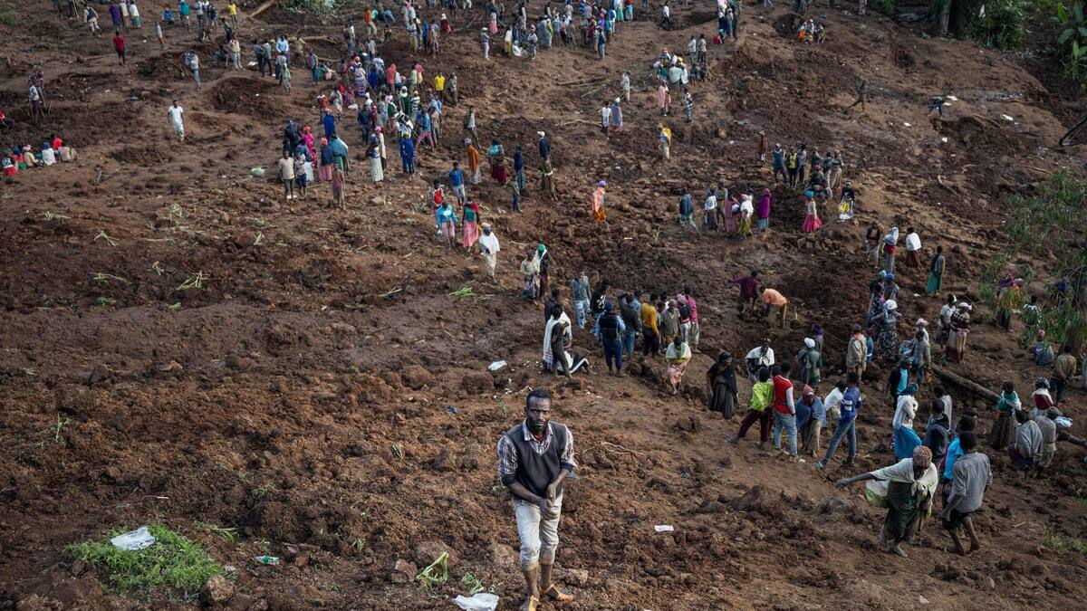 Glissement de terrain en Éthiopie: 257 morts, le bilan pourrait atteindre les 500, selon l'ONU