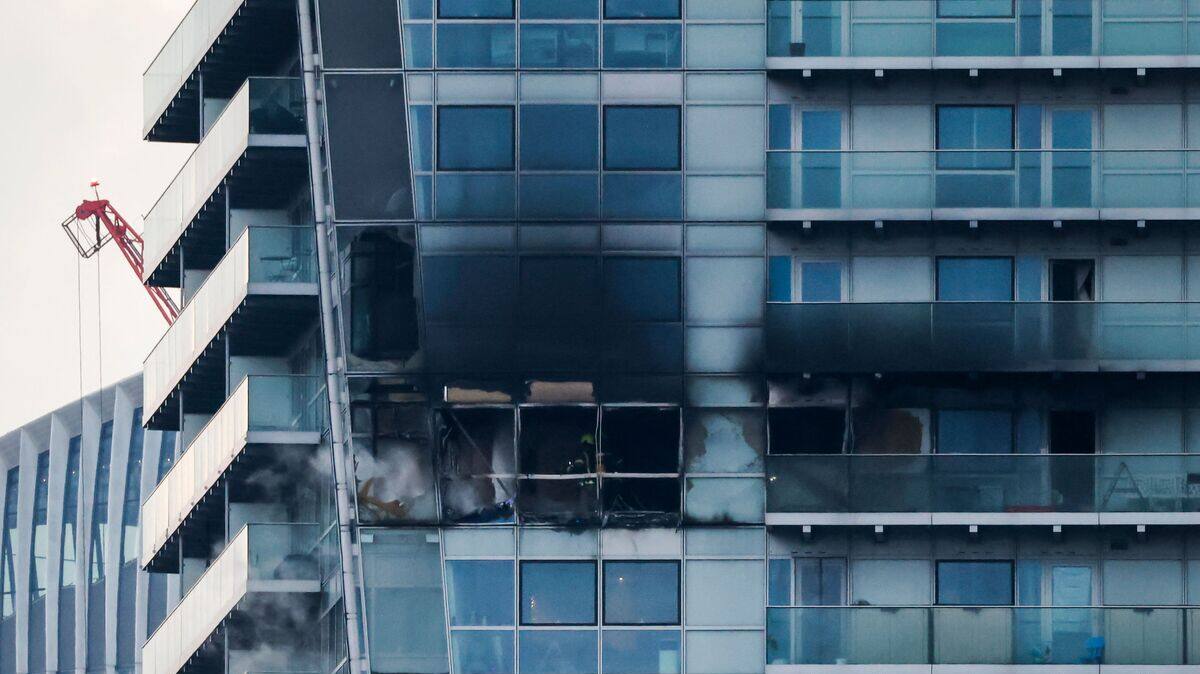 Impressionnant incendie dans une tour londonienne