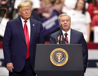 Lindsey Graham et Donald Trump