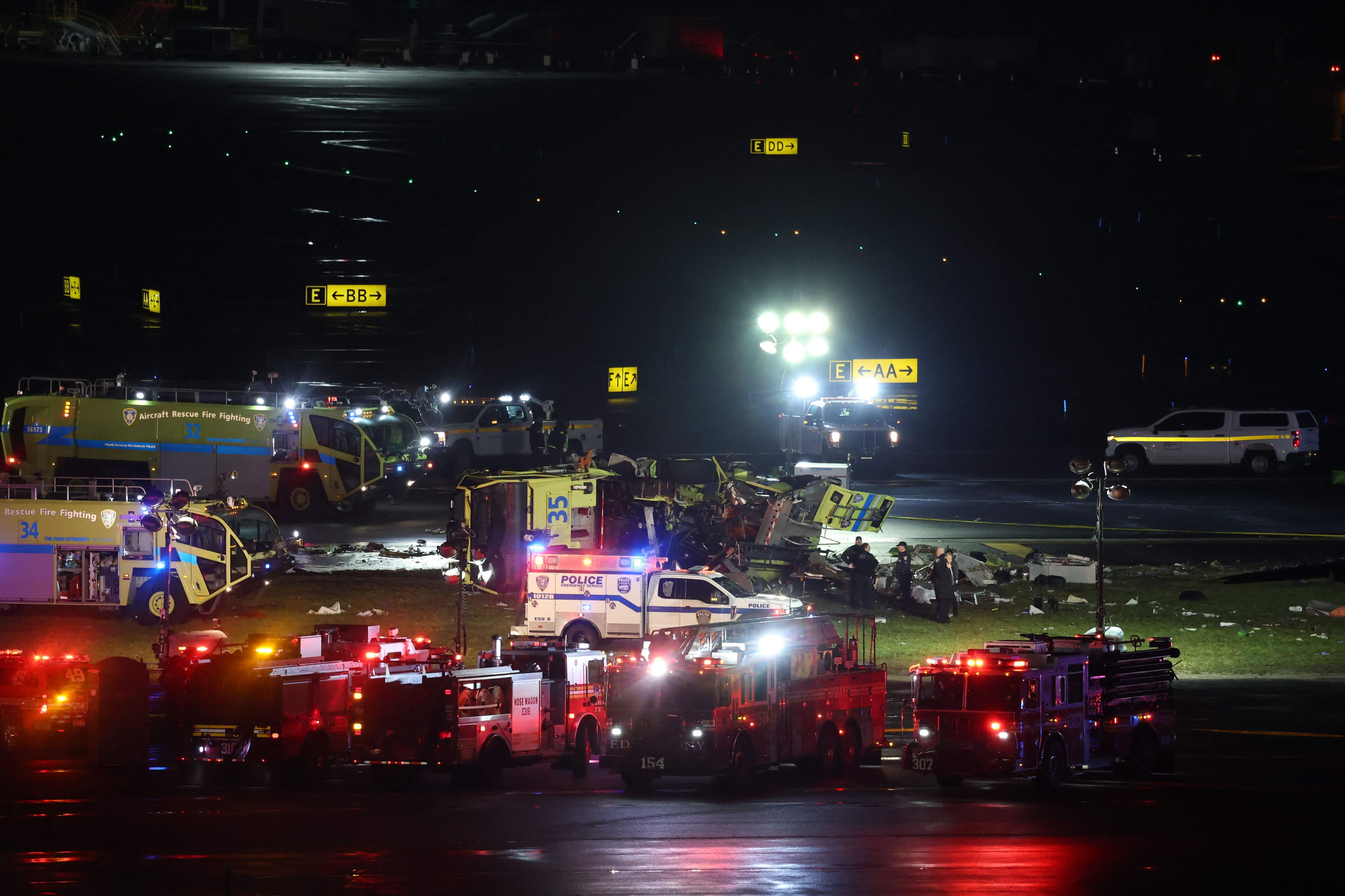 Collision mortelle à l’aéroport LaGuardia: voyez les images sur le tarmac après l’accident