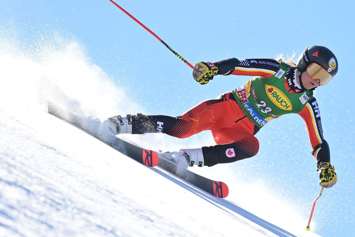 JO : Val&eacute;rie Grenier &eacute;cart&eacute;e de la comp&eacute;tition de ski alpin