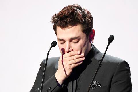 Xavier Dolan, inconsolable when saluting the memory of his friend, the late Gaspard Ulliel.