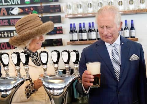 Prince did not appreciate his draft beer serving technique at the Quidditch spare brewery, which also drew a response from his wife Camilla.