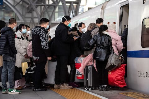 CHINA-LUNAR-NEW YEAR-TRAVEL