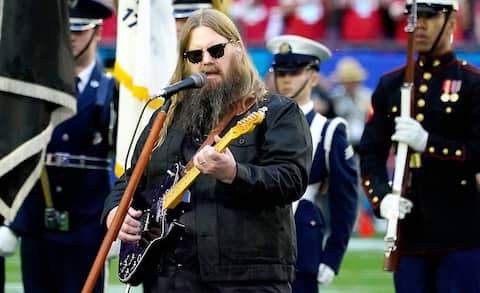 Chris Stapleton was able to pull out of the game, even before the kickoff.