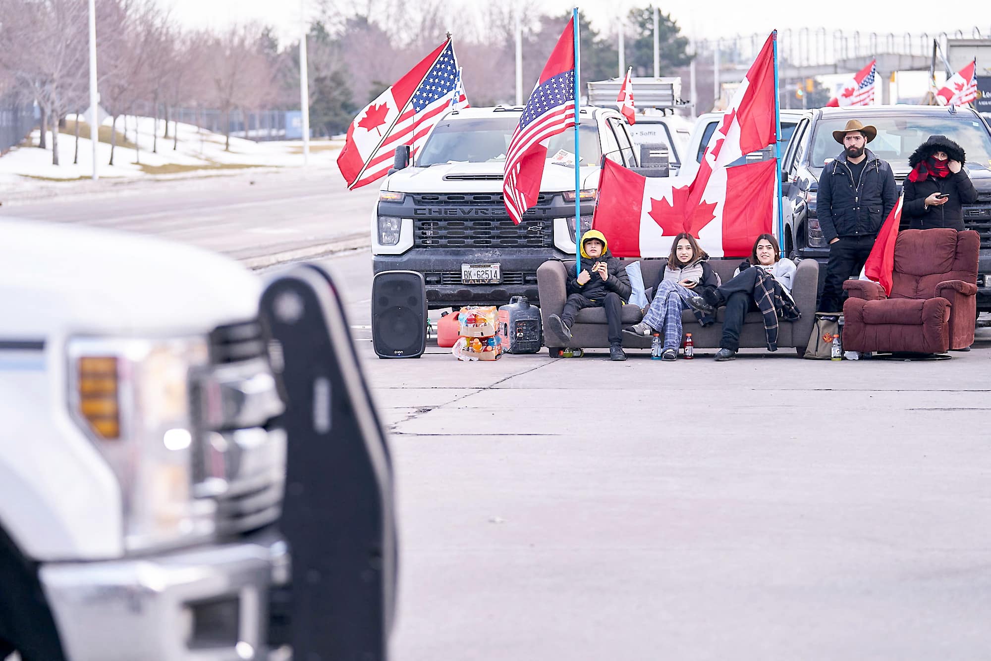 &laquo;Convoi de la libert&eacute;&raquo;: le mouvement d&rsquo;Ottawa se r&eacute;pand dans le monde
