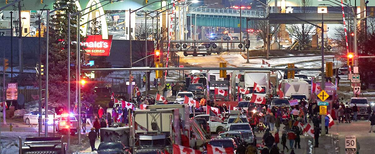 Blocage du pont Ambassador: un enjeu de 300 M$ par jour