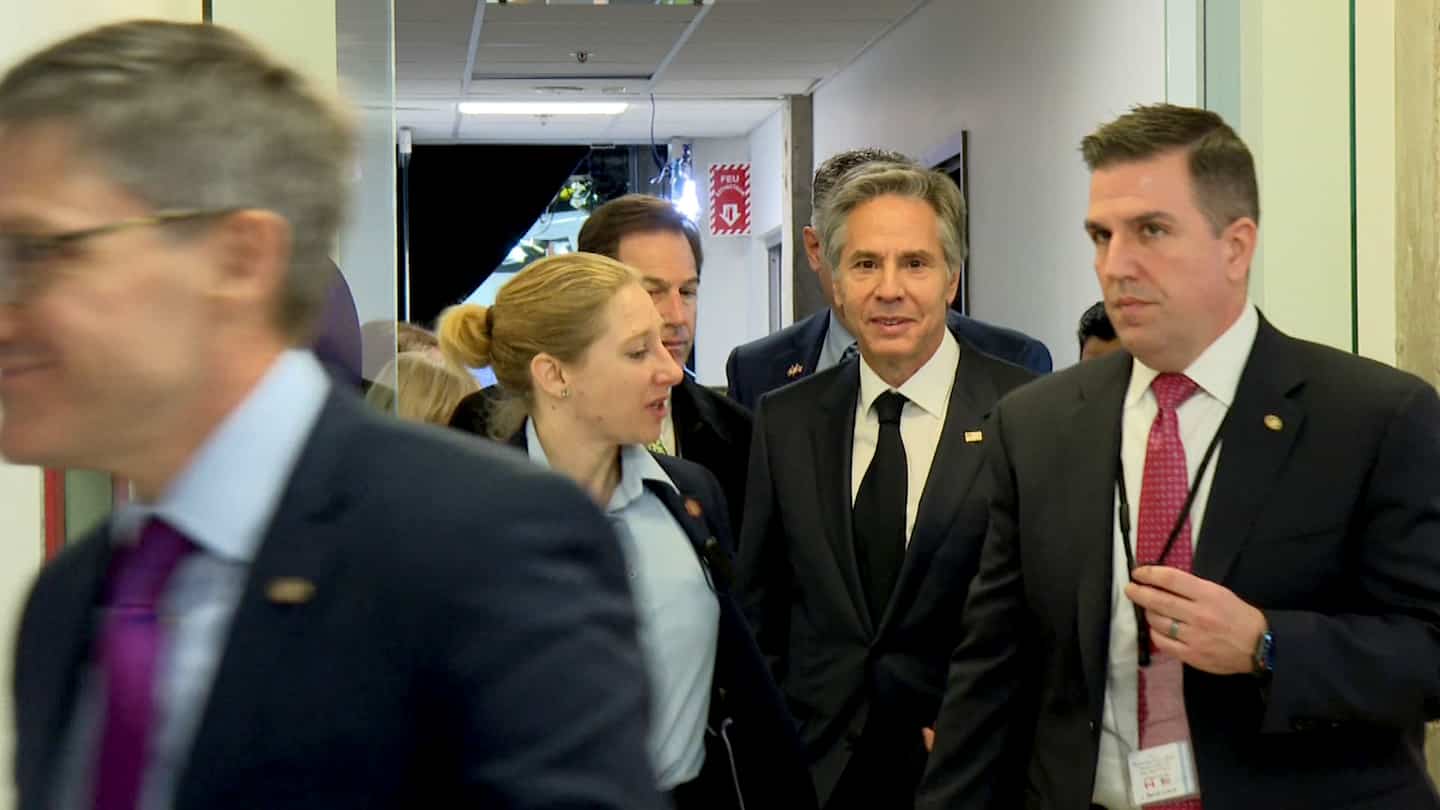 Un important dispositif de sécurité à TVA pour l’entrevue avec Antony Blinken