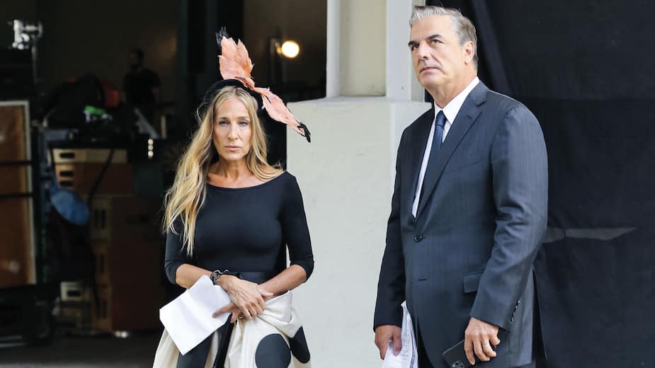 Sarah Jessica Parker et Chris Noth n’ont pas l’air emballés...