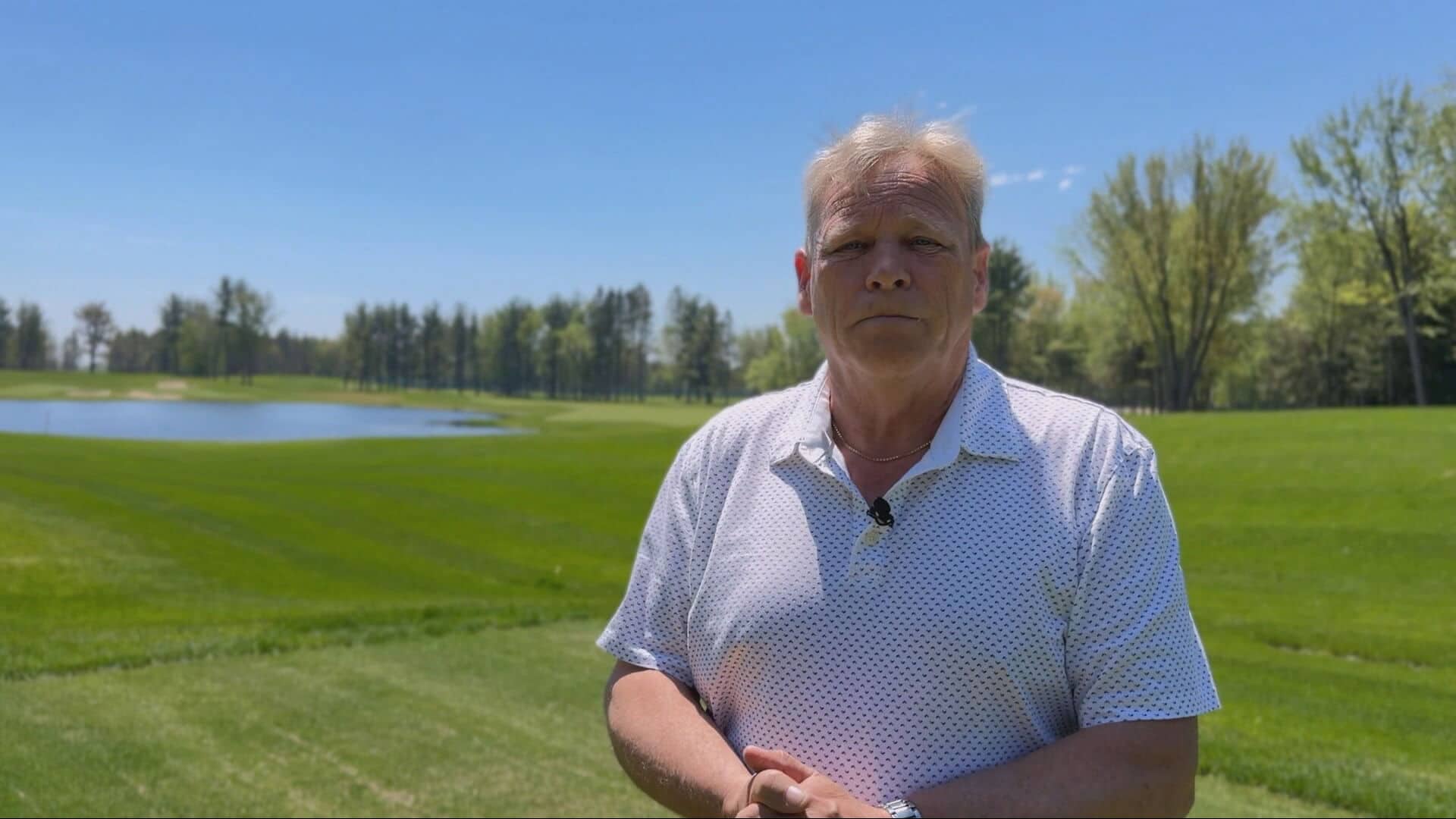 Le porte-parole de l’Association des clubs de golf du Québec, Martin Ducharme, le 28 mai 2026.