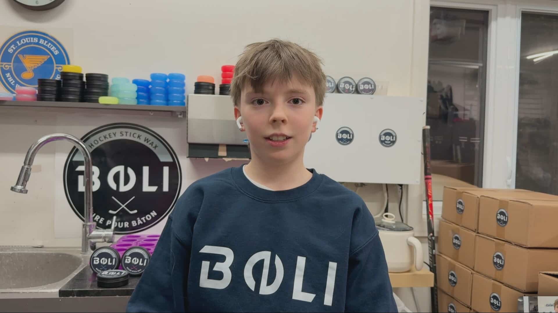La cire fabriqu&eacute;e par un entrepreneur qu&eacute;b&eacute;cois de 13 ans utilis&eacute;e par des joueurs de la LNH