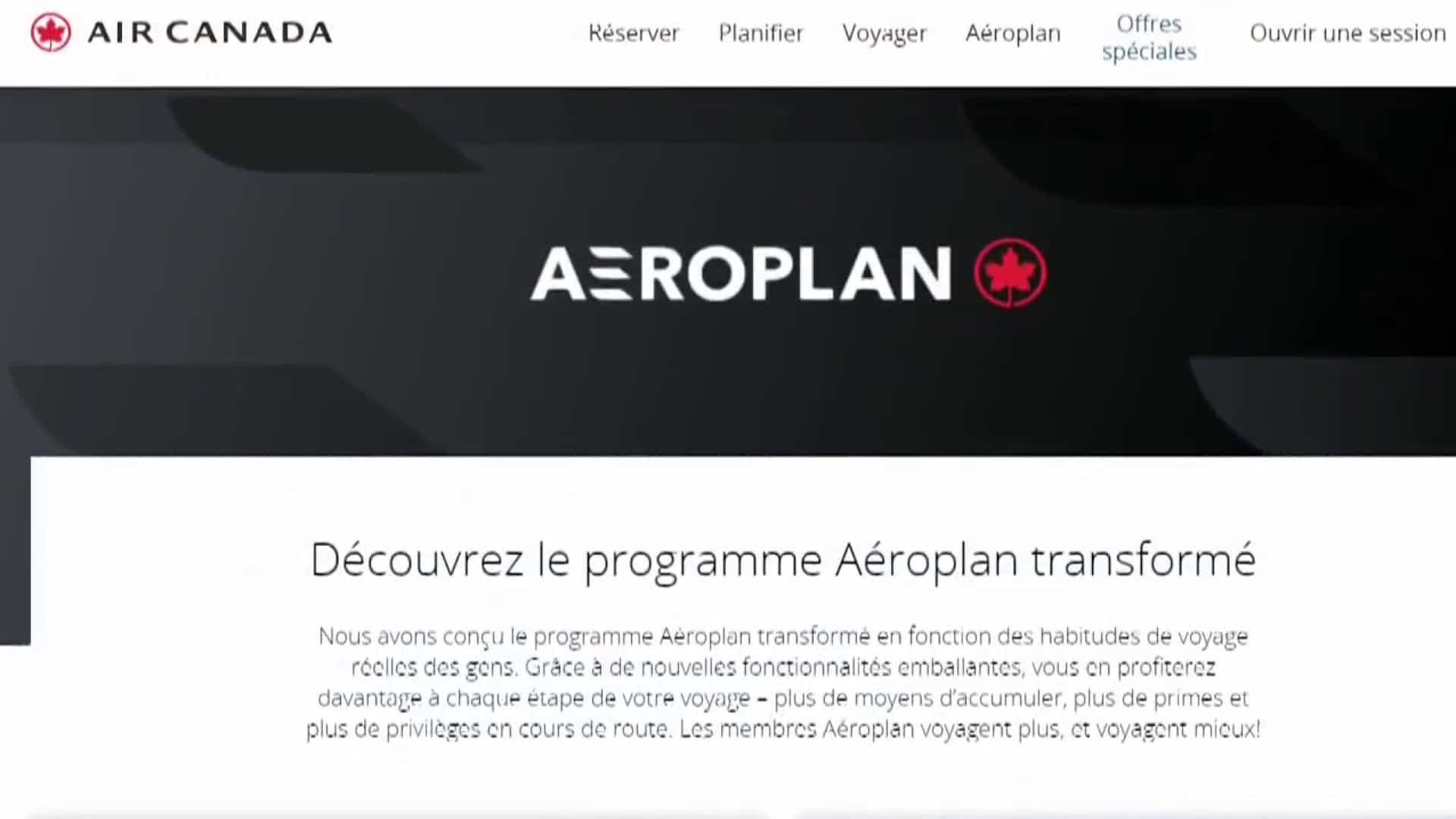 Voyagez le coeur léger avec Aéroplan