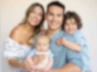 Sa nouvelle vie de famille avec ses deux fils