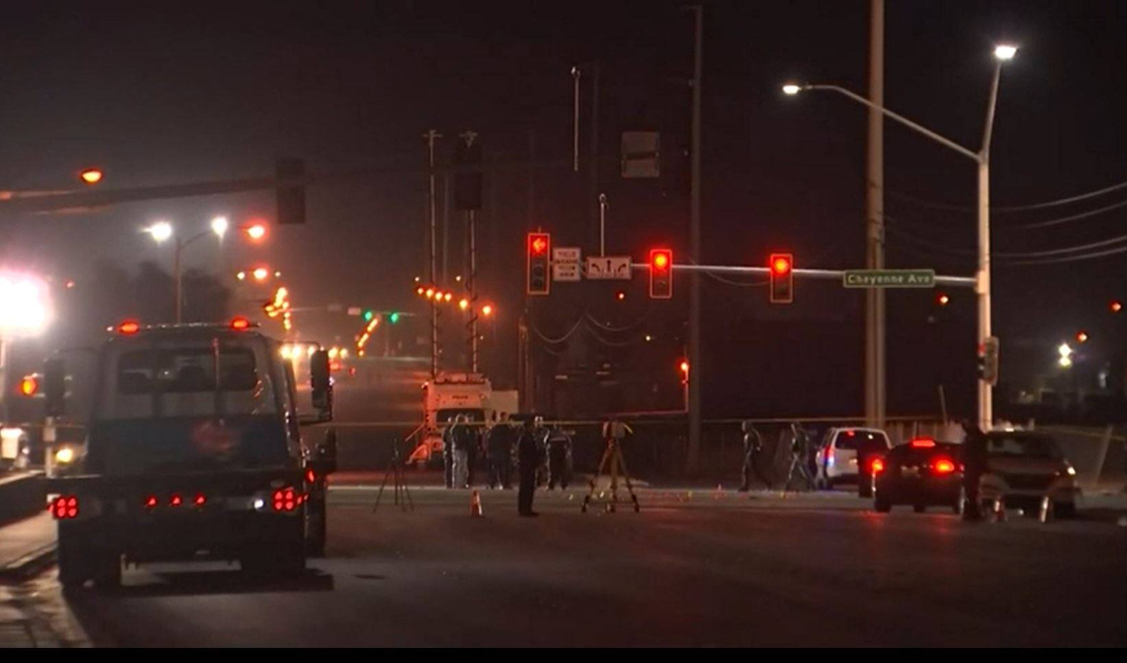 Une voiture grille un feu rouge &agrave; Las Vegas:  neuf morts