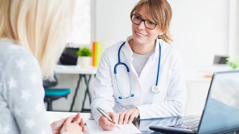 Doctor and her patient