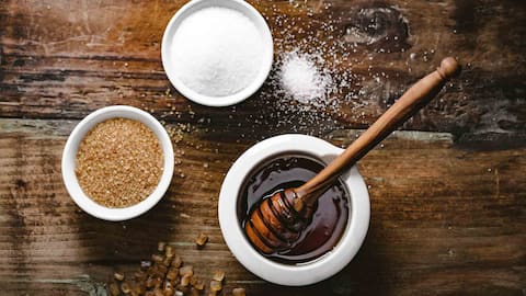 Grocery shopping bag with assorted products