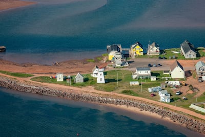 Le port de North Rustico et sa plage, parc national de l’Île-du-Prince-Édouard