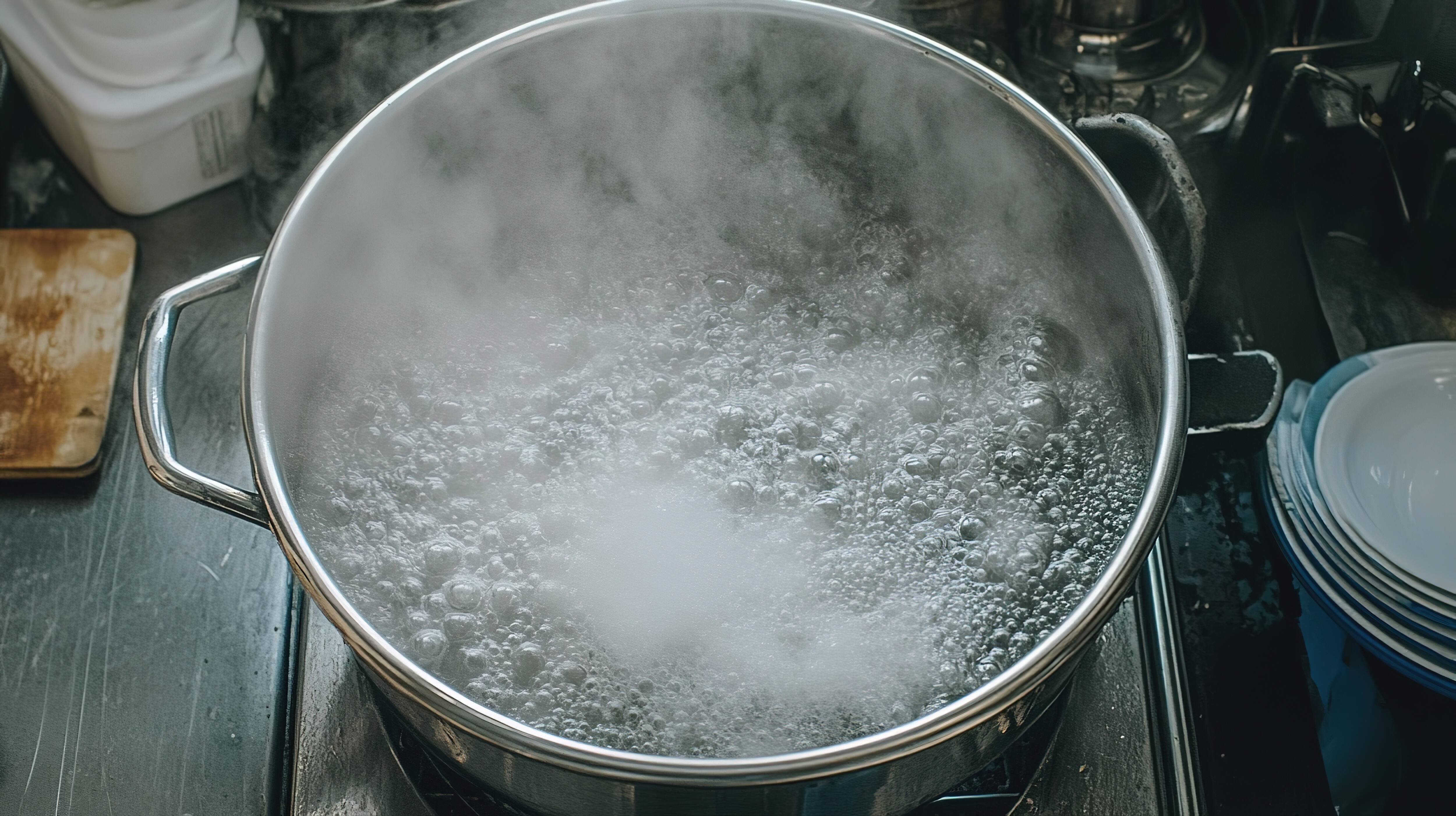 Pourquoi le sel dans l'eau des pâtes forme-t-elle un cercle au fond de