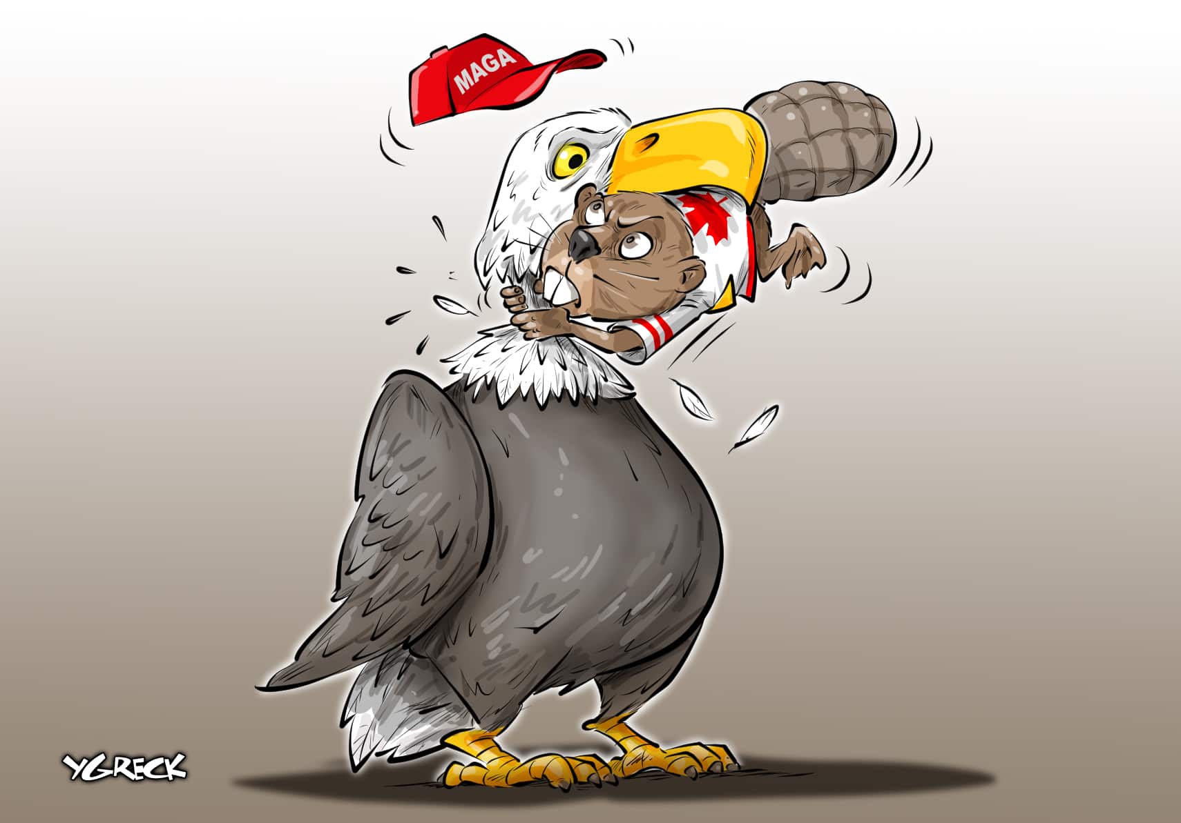 La caricature d’Ygreck