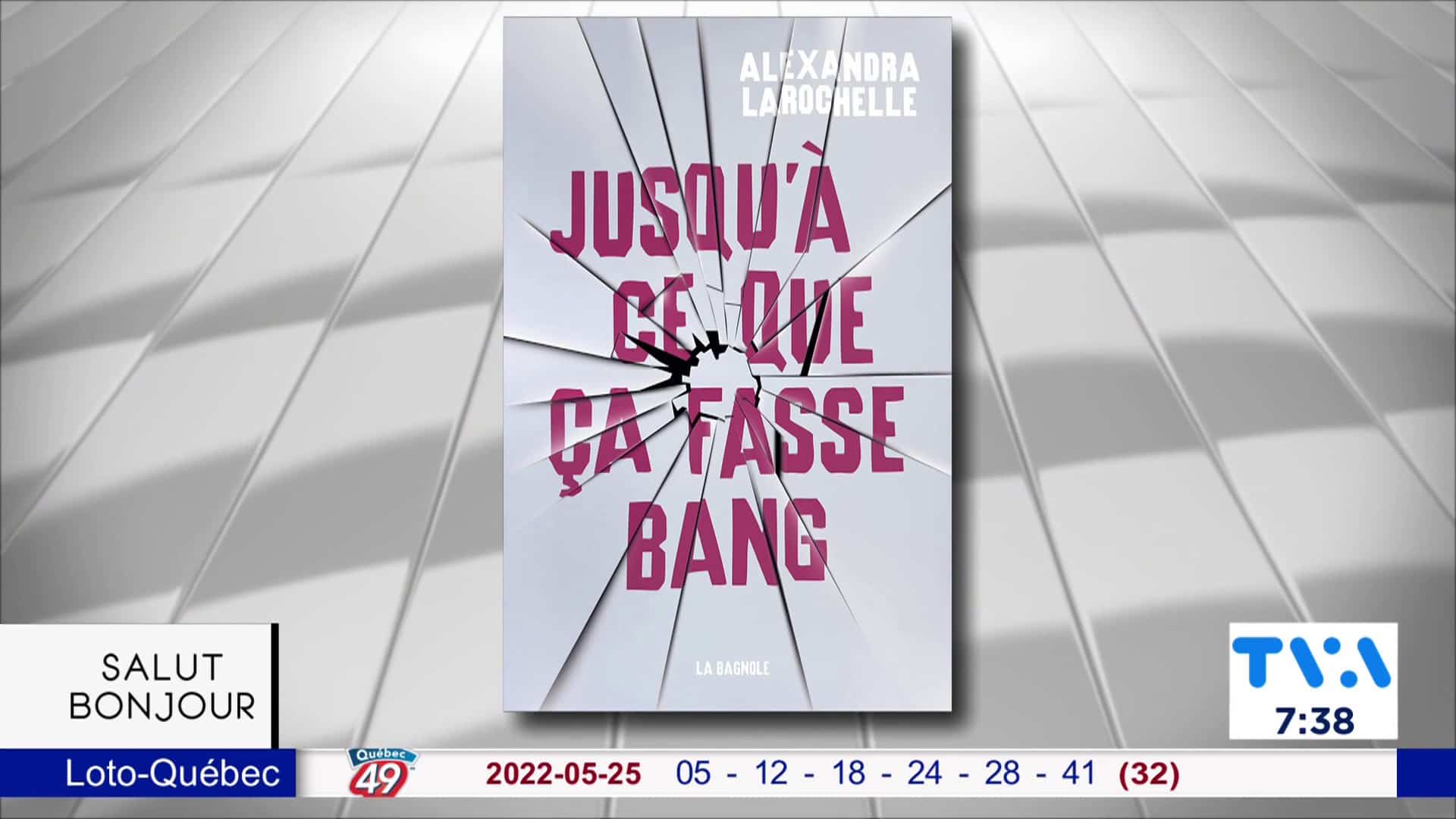 Alexandra Larochelle, nous présentes son 23e roman