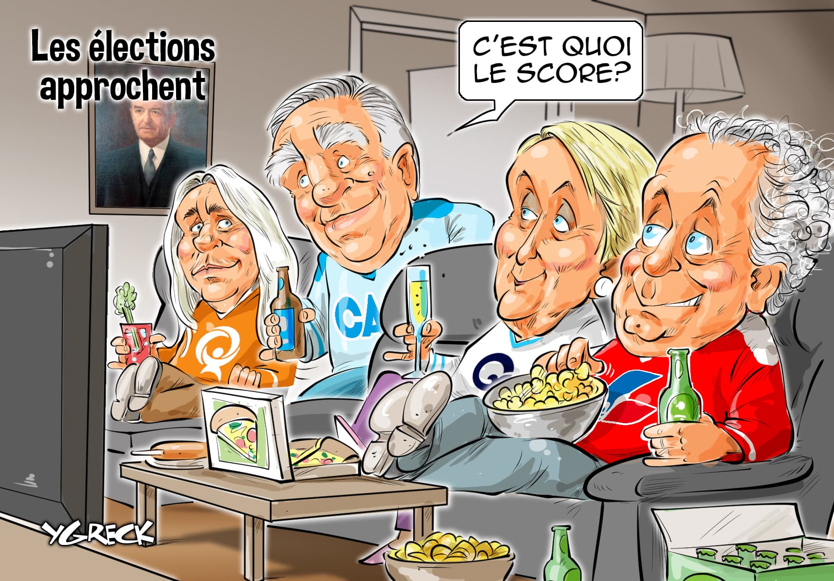 La caricature d'Ygreck