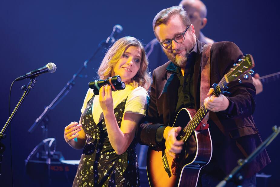 Andrea Lindsay et Luc de Larochellière.