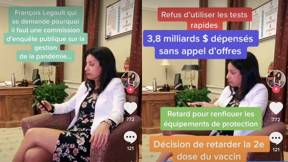 Image principale de l'article Voici le premier TikTok de Dominique Anglade