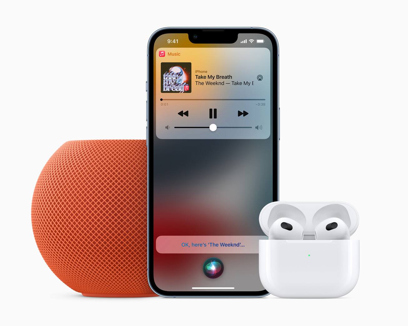 Apple lance ses nouveaux AirPods et HomePod mini, ainsi qu'un nouveau service Apple Music Voice avec Siri (uniquement)