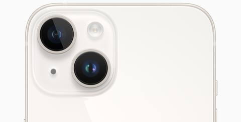 Système double camera sur les versions 14 et 14 Plus