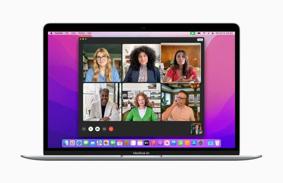 Les appels FaceTime sont de meilleure qualité grâce au mode Portrait et au son spatial.